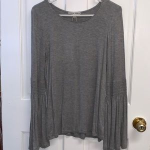 Bell sleeve top